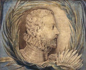 Alonso de Ercilla y Zúñiga door William Blake